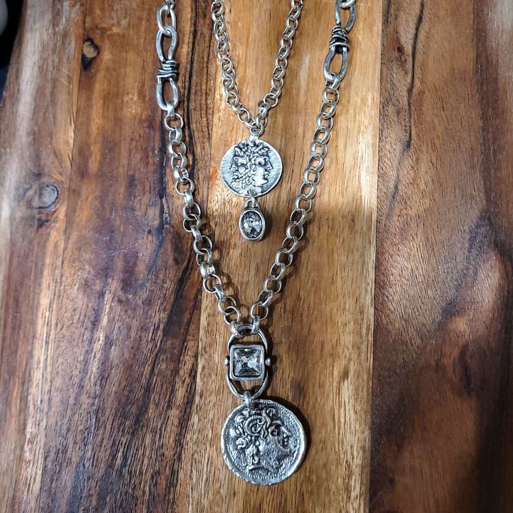 Chanour  LAYERS & COINS!   Necklace ONLY 3 PIECES LEFT. - Picture 2 of 2